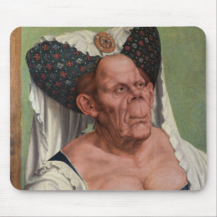 Tapis De Souris Quentin Matsys - Une Vieille Femme Grotesque