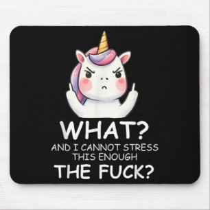 Tapis De Souris Qu'est-ce que &amp; je ne peux pas assez insister 