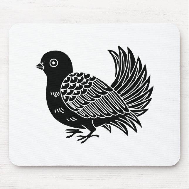 Tapis De Souris Queue de fantail (Devant)