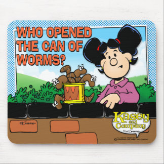Tapis De Souris Qui a ouvert la boîte de vers