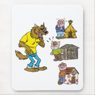Tapis De Souris Qui craint le loup de taureau ? Mousepad