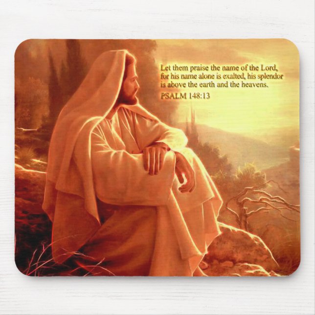 Tapis De Souris Qu'ils louent le nom du Seigneur Mousepad (Devant)