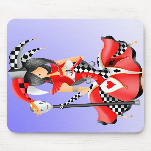 Tapis De Souris Quirky Jester et Puppet King (Devant)