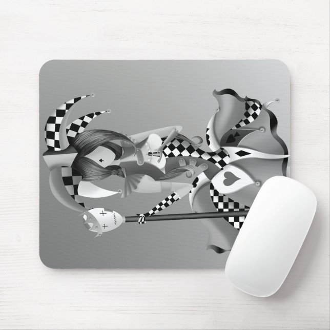 Tapis De Souris Quirky Jester et Puppet King (Avec souris)