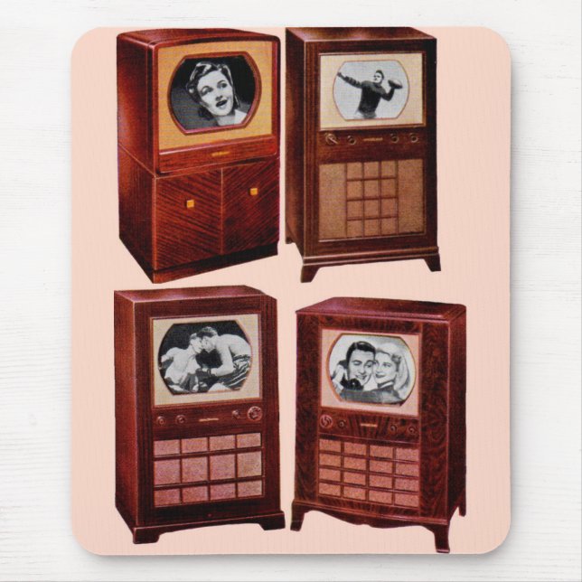 Tapis De Souris qu'y a-t-il à la télévision 1951 (Devant)