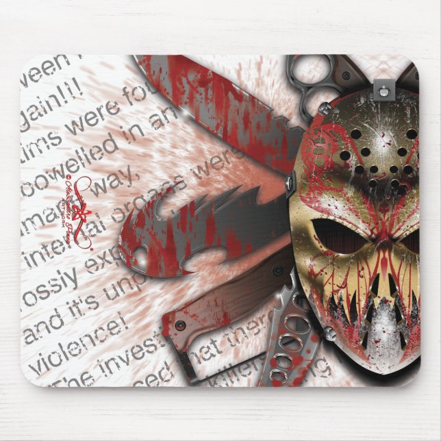 Tapis De Souris R. de H. Ripper d'Halloween (Devant)