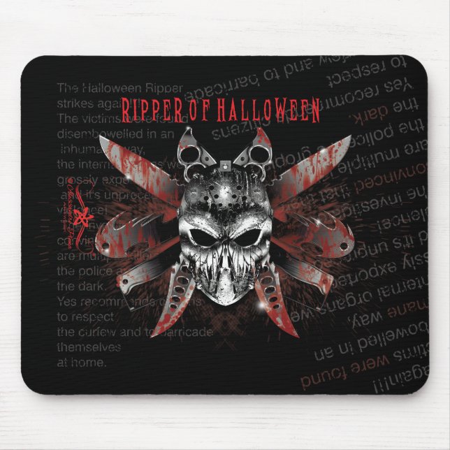 Tapis De Souris R. de H. Ripper d'Halloween (Devant)