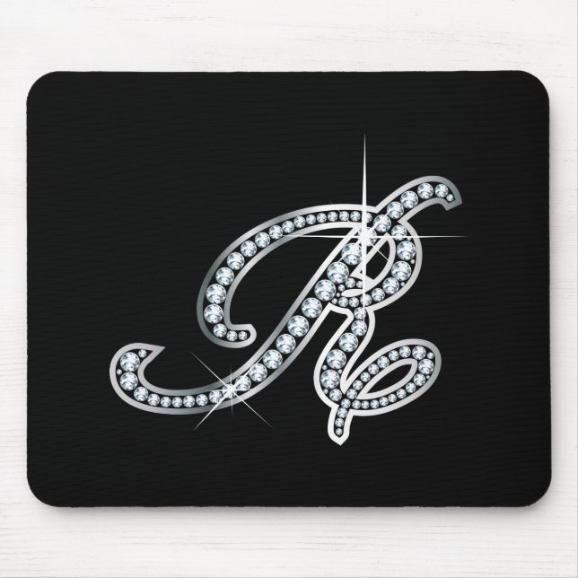 Tapis De Souris R script "Diamond Bling" (Devant)