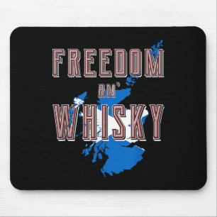Tapis De Souris Rabbie Burns Citation Liberté Whisky Scottish Colo