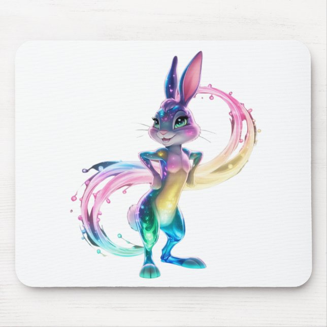 Tapis De Souris Rabbit adorable (Devant)