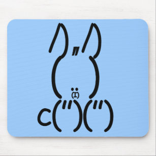 Tapis De Souris Rabbit ASCII
