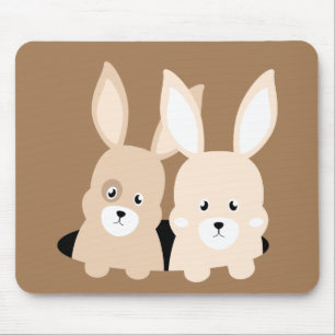 Tapis De Souris Rabbit hole clipart illustration