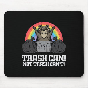 Tapis De Souris Raccoon Trash Ne Peut Pas Cant Funny Street Cat Ho