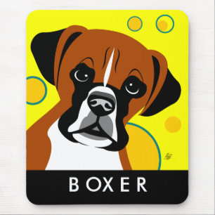 Tapis De Souris Race de chien Boxer