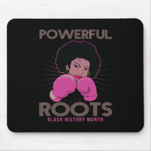 Tapis De Souris Racines Black History Mois J'Aime Mes Racines