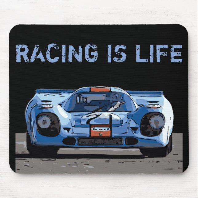 TAPIS DE SOURIS RACING IS LIFE (Devant)
