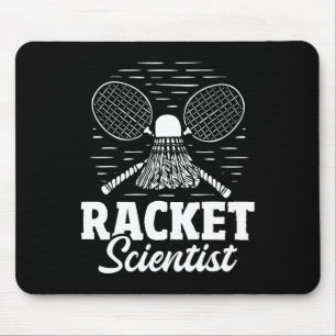 Tapis De Souris Racket Scientist - Joueur de Badminton Athlete Shu