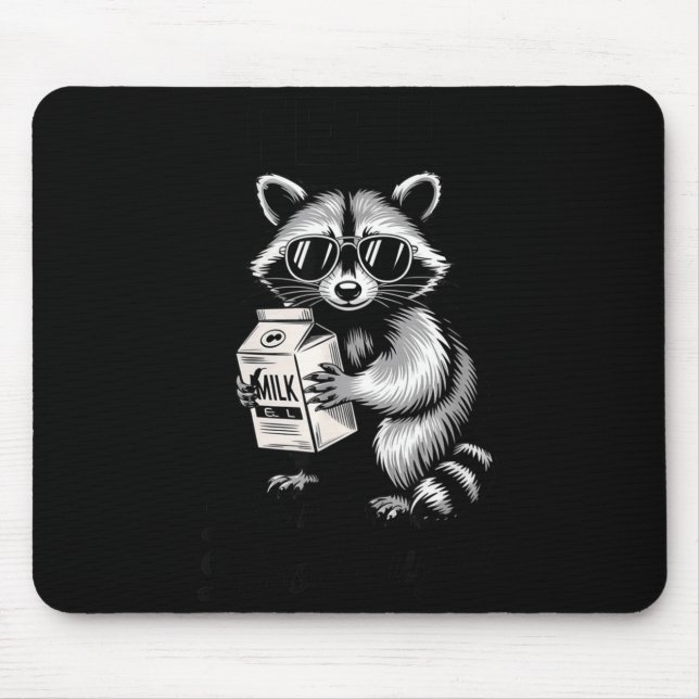 Tapis De Souris Racoon Feral Like My Blood Sugar Diabetes Awarenes (Devant)