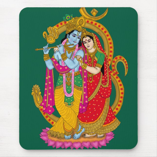 Tapis de souris Radha Krishna (Devant)