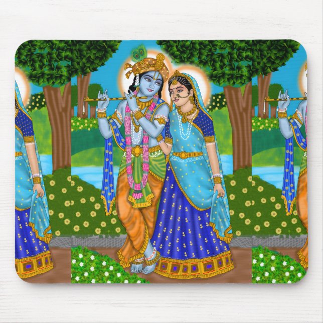 Tapis de souris Radha Krishna (Devant)