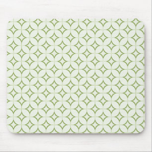 Tapis De Souris Radiance rétro Mousepad, Vert olive