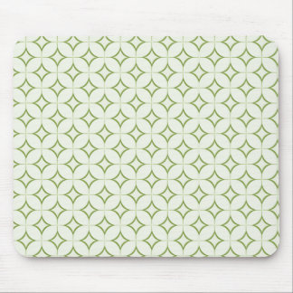 Tapis De Souris Radiance rétro Mousepad, Vert olive