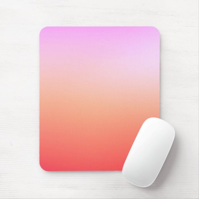 Tapis De Souris Radiant Pastel Sunset Gradient (Avec souris)