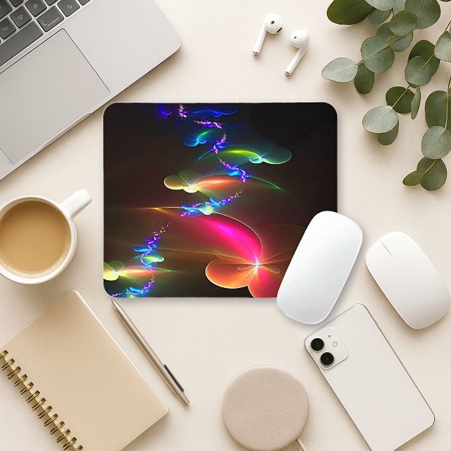 Tapis De Souris Radiant Spiral Mousepad · Colorful Fractal Art (Créateur téléchargé)