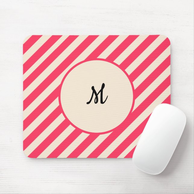 Tapis De Souris Radical Red Stripes (Avec souris)