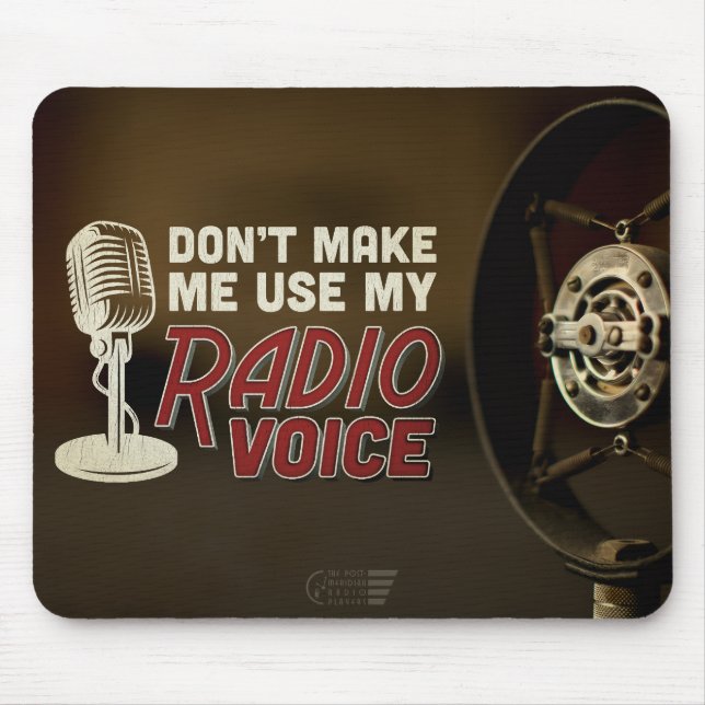 Tapis de souris Radio Voice PMRP (Devant)