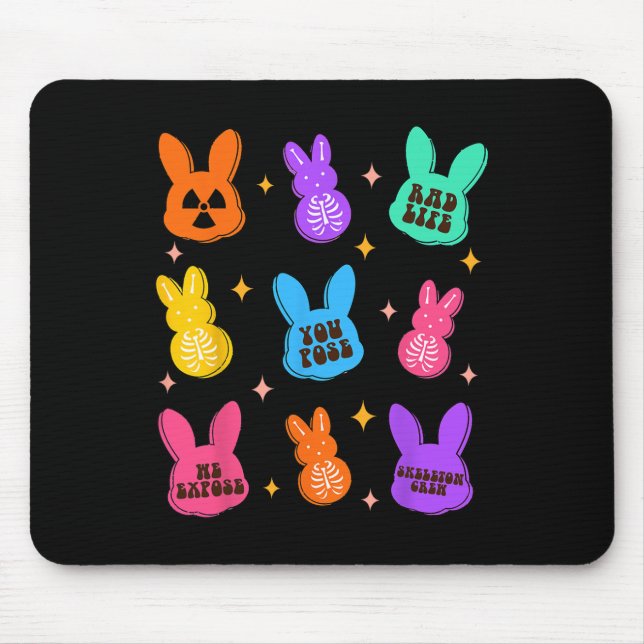 Tapis De Souris Radiologiste de la fête de Pâques Radiologie Rad L (Devant)