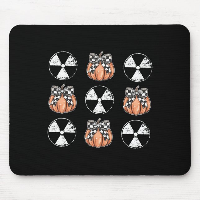 Tapis De Souris Radiology Pumpkin Coquette Fall Autumn Xray Tech H (Devant)