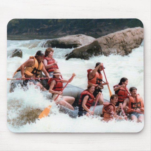 Tapis De Souris Rafting en eau blanche sur le Youghiogheny (Devant)