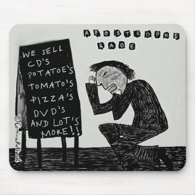 Tapis De Souris Rage d'apostrophe (Devant)