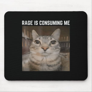 Tapis De Souris Rage Me Confère Mème Mat Mat Mème Curieusement Spé