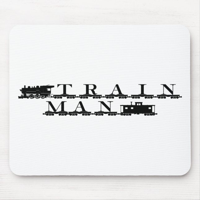 Tapis De Souris Railroading modèle d'homme de train (Devant)