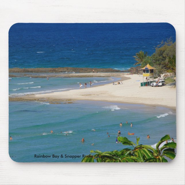 Tapis de souris Rainbow Bay & Snapper Rocks Queens (Devant)
