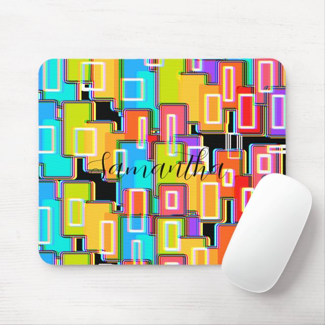 Tapis De Souris Rainbow Deco Home Living Abstrait (Avec souris)