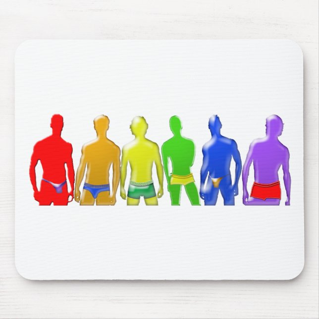 Tapis De Souris Rainbow Men (Devant)