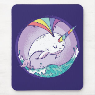 Tapis De Souris Rainbow Narwhal