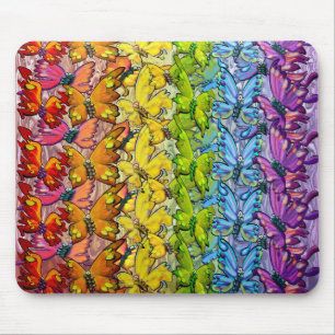 Tapis De Souris Rainbow of Butterflies