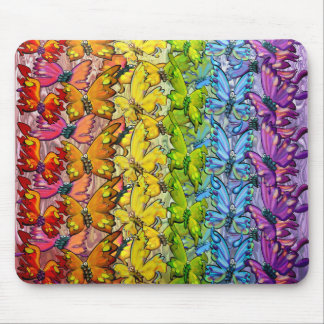 Tapis De Souris Rainbow of Butterflies
