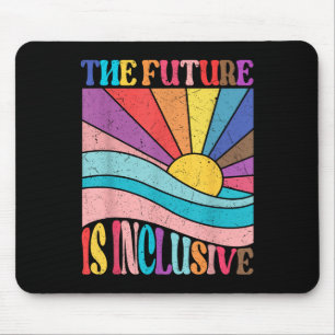 Tapis De Souris Rainbow Pride Lgbtq L'Avenir Est Social Inclusif