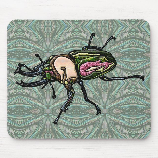 Tapis De Souris Rainbow Stag Beetle (Devant)