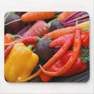 Tapis De Souris Rainbow Vegetables frais Récolte de jardin Mousepa