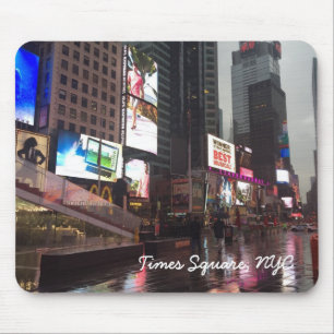 Tapis De Souris Rainy Day à Times Carré New York City NYC