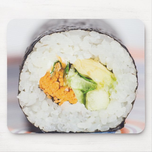 Tapis De Souris Râle de sushi Poisson et riz (Devant)
