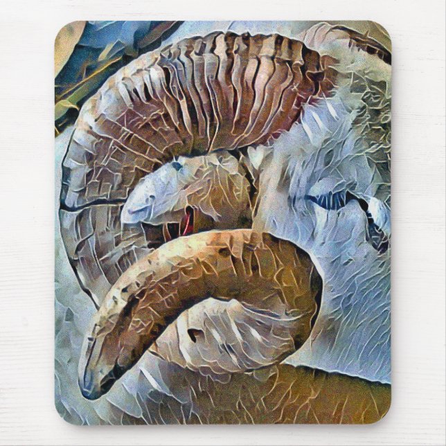 TAPIS DE SOURIS RAM SHEEP FARM ANIMAL (Devant)