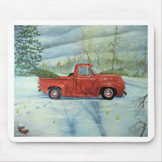 Tapis De Souris Ramasser l'arbre pour Noël