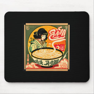 Tapis De Souris Ramen Retro Sushi Vintage Anime Style Japonais